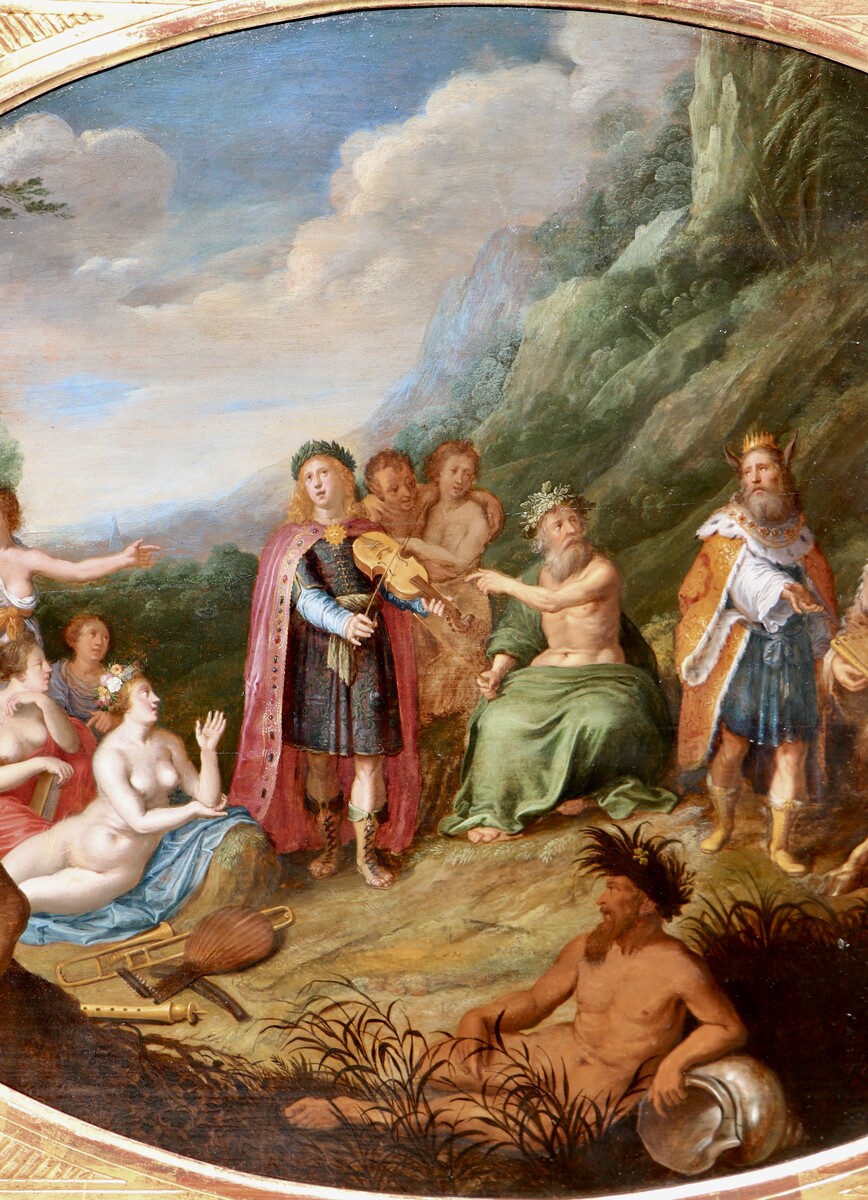 The musical contest between Pan and Apollo