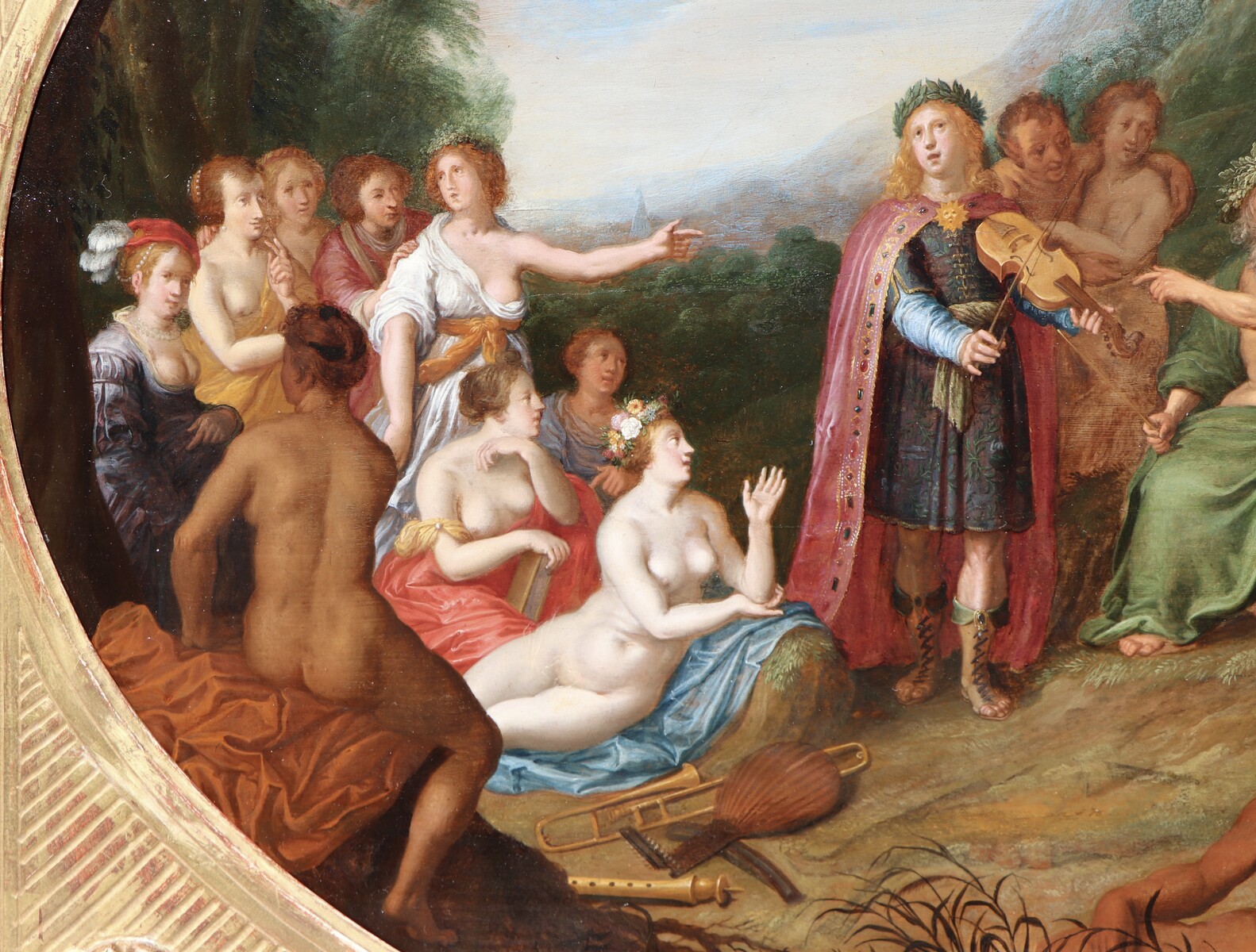 The musical contest between Pan and Apollo