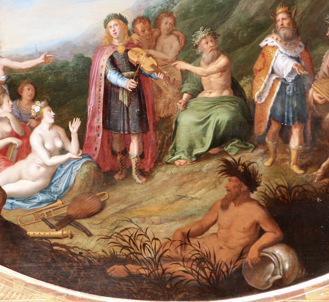 The musical contest between Pan and Apollo