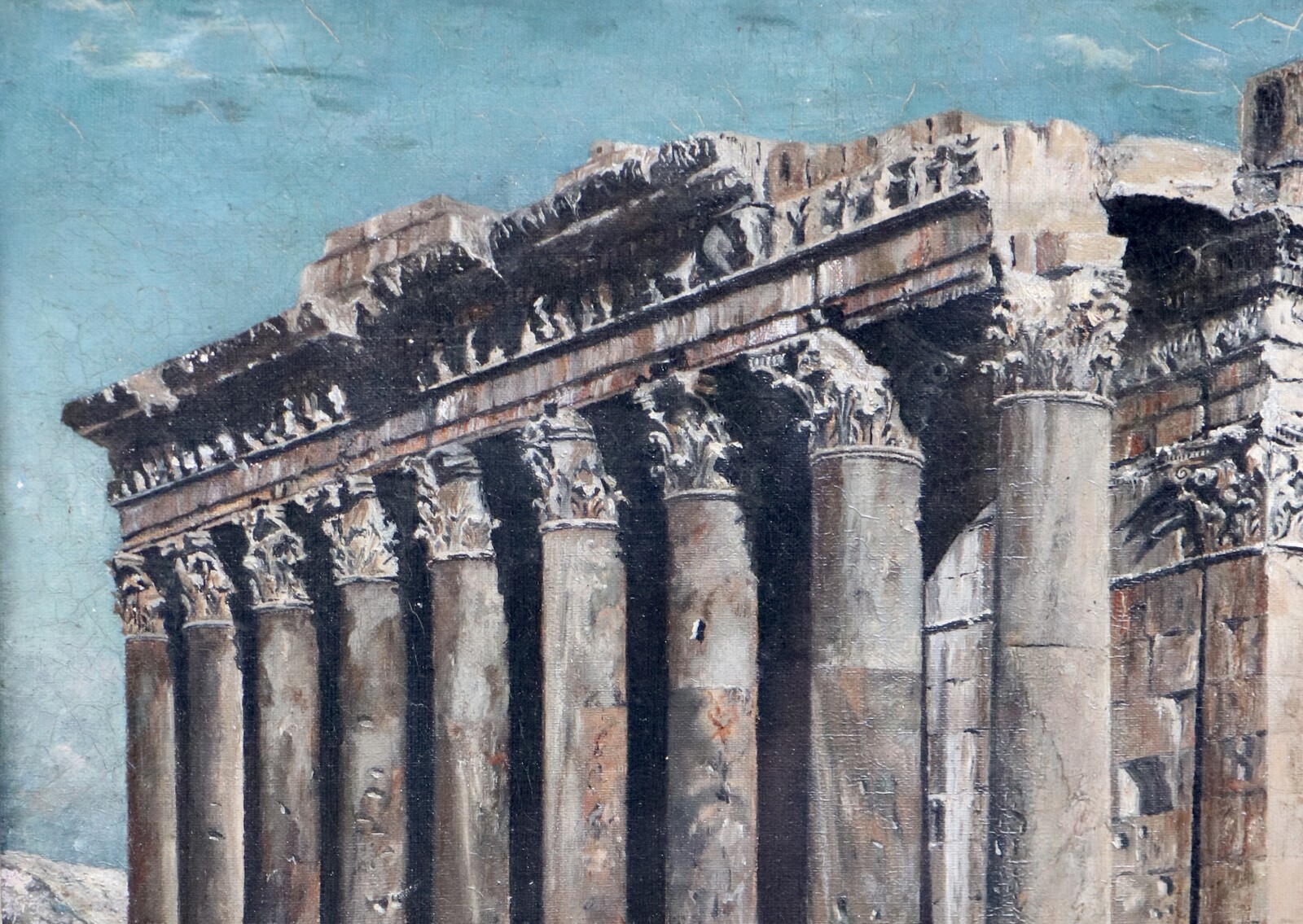 The Roman Temple of Bacchus in Baalbek, Lebanon