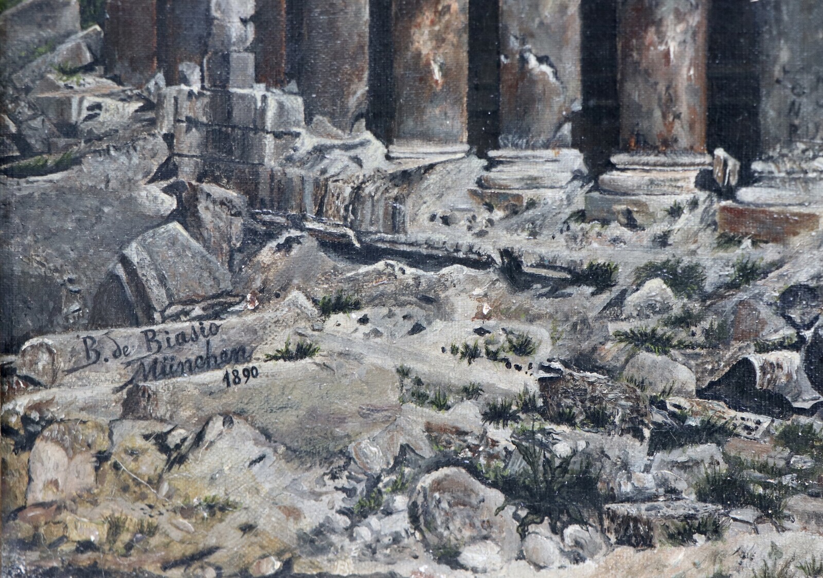 The Roman Temple of Bacchus in Baalbek, Lebanon