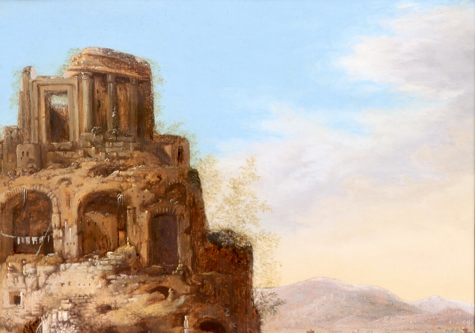 The so-called Temple of Vesta in Tivoli