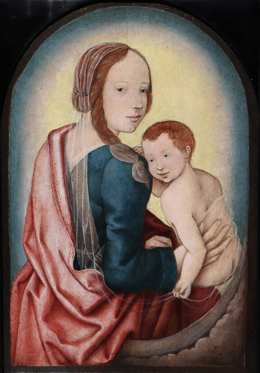 The Virgin and Child on a crescent moon 
