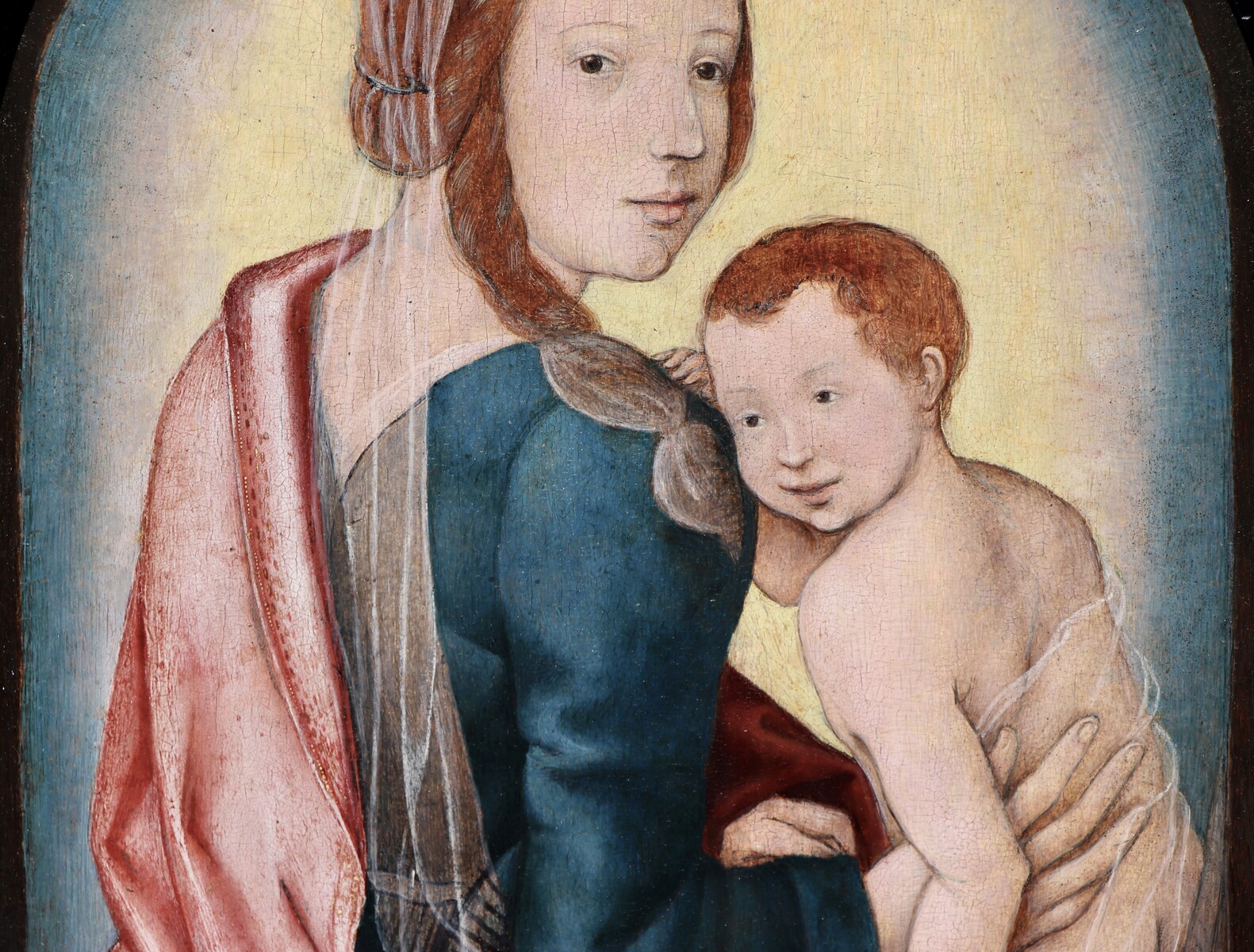 The Virgin and Child on a crescent moon 
