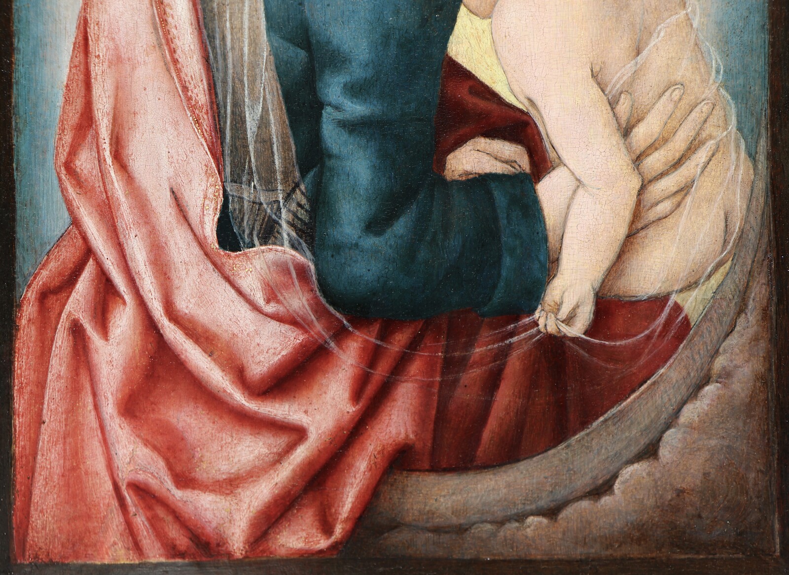 The Virgin and Child on a crescent moon 