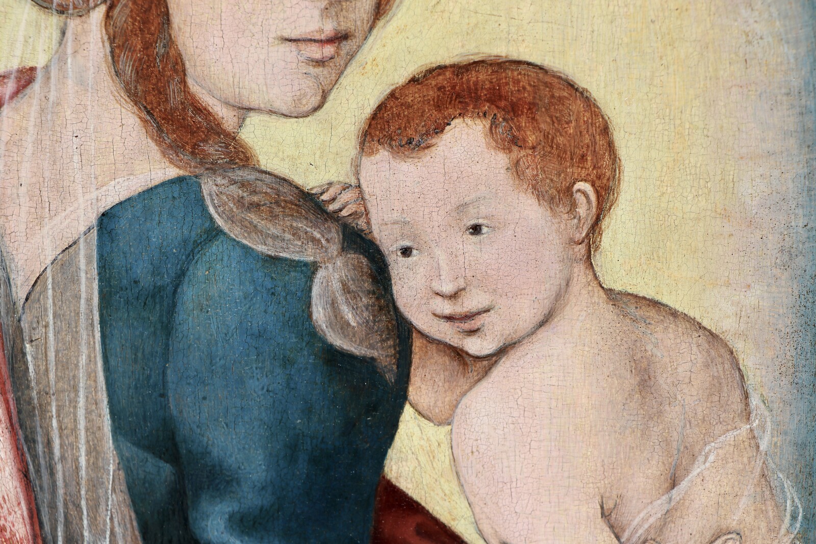 The Virgin and Child on a crescent moon 