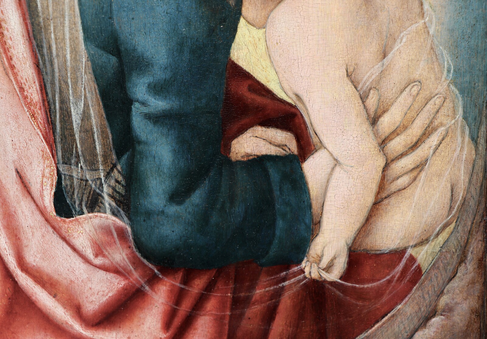 The Virgin and Child on a crescent moon 
