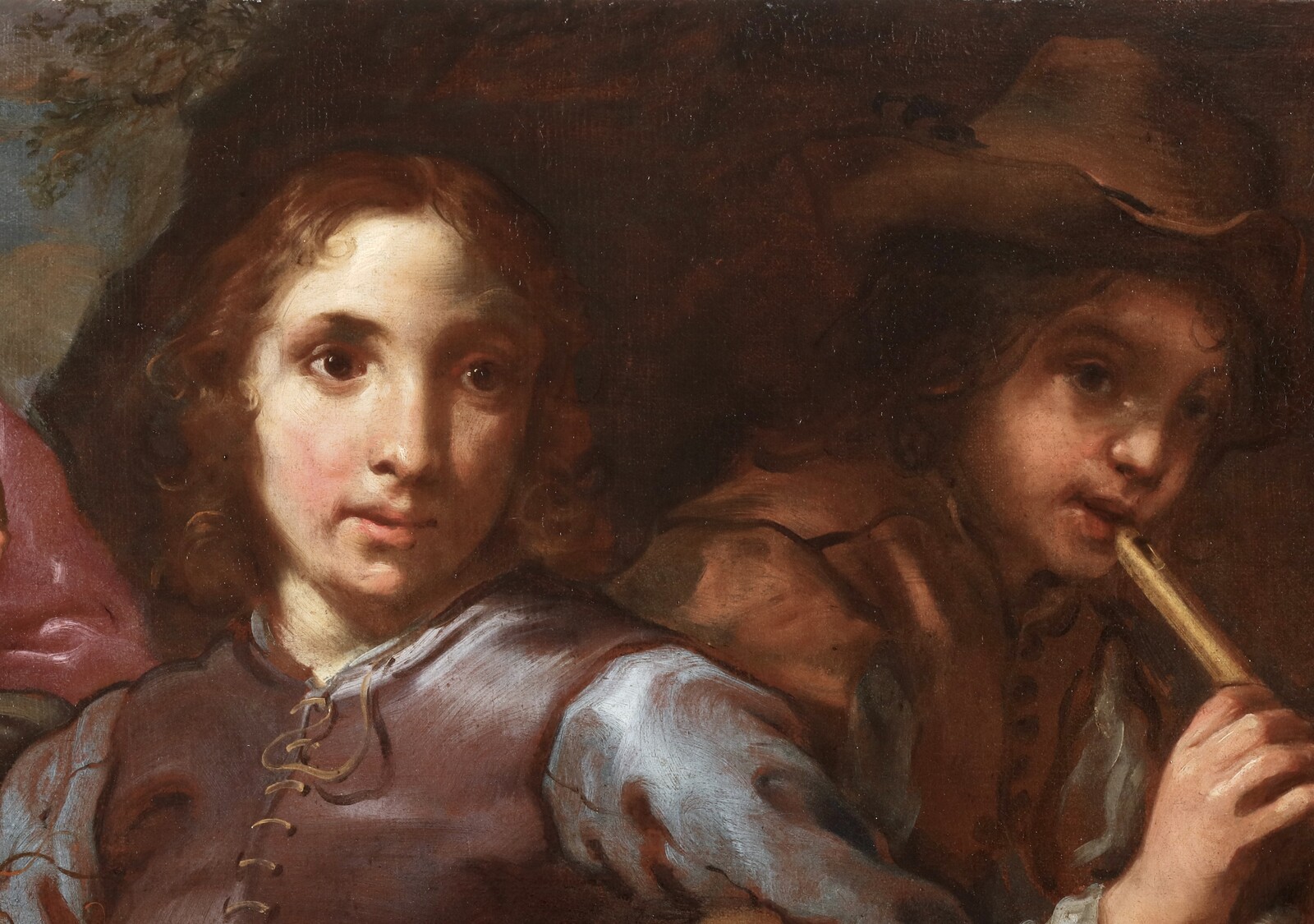 Three children