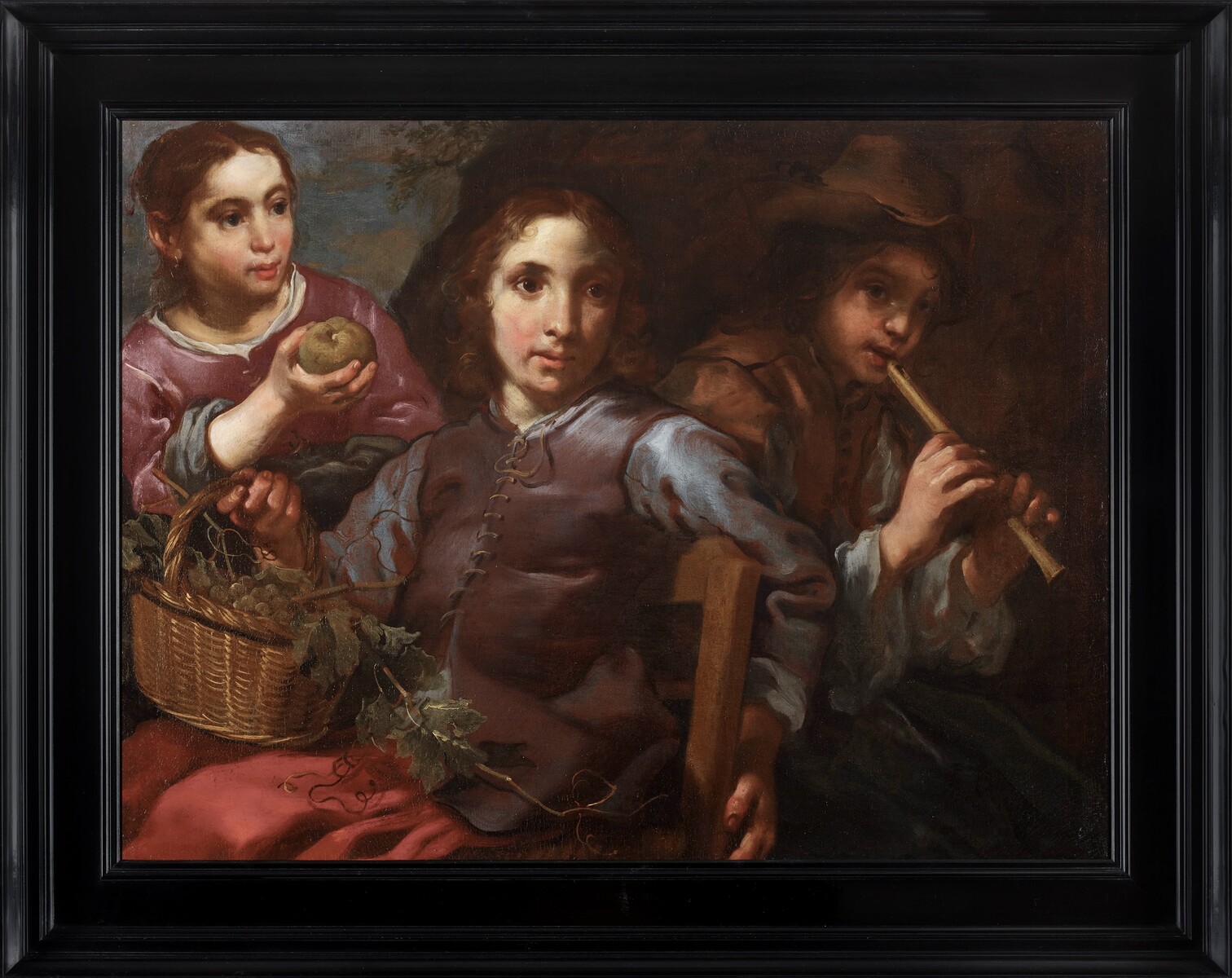 Three children
